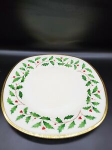 【送料無料】キッチン用品・食器・調理器具・陶器　レノックスホリデースクエアディナープレート新着Lenox Holiday Square Dinner Plate New