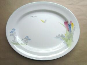 【送料無料】キッチン用品・食器・調理器具・陶器　シェリークロッカスパターンオーバルプラッターSHELLEY CROCUS W11952 PATTERN 14? OVAL PLATTER (Ref4616)