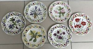 送料無料 キッチン用品 食器 調理器具 陶器 フルセットウェドグウッドプレートキューの花のアーティスト限定英国full Set 6 Wedgwood Plates The Flower Artists Of Kew Limited Uk Rspgtv Com