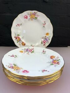 【送料無料】キッチン用品・食器・調理器具・陶器　×ロイヤルクラウンダービーポーズサラダデザートプレートワイドセット利用可能6 x Royal Crown Derby Posies Salad / Dessert Plates 8.5” Wide 4 Sets Available