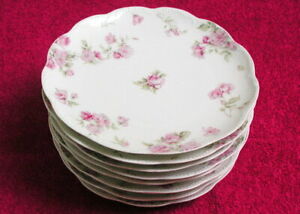 【送料無料】キッチン用品・食器・調理器具・陶器　{8}{SET OF 8} Haviland H&Co (Schleiger 39C) 7 1/2 COUPE SALAD PLATES each w/nip