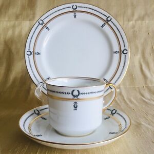 【送料無料】キッチン用品・食器・調理器具・陶器　アンティークヴィンテージアールデコ年代ボーンチャイナカップソーサーとプレートトリオAYNSLEY Antique Vintage Art Deco 1920s Bone China Cup Saucer and Plate Trio #1/4