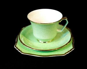 【送料無料】キッチン用品・食器・調理器具・陶器 美しいロイヤルウィントングリムウェイドグリーントリオBeautiful Royal Winton Grimwades Green Trio