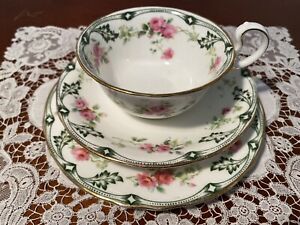 【送料無料】キッチン用品・食器・調理器具・陶器　アンティーク・アインズリー・トリオ・ローゼズAntique Aynsley Trio Roses