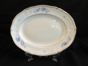 【送料無料】キッチン用品・食器・調理器具・陶器　アシュベリーウェジウッドボーンチャイナオーバルサービングプラッターメイドインイングランドミントAshbury Wedgwood Bone China OVAL SERVING PLATTER 14 Made In England MINT!