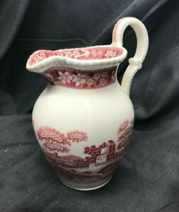 【送料無料】キッチン用品・食器・調理器具・陶器　スポデイングランドピンクタワーデザインピッチャーSpode England Pink Tower Design C1814 B 8 Pitcher