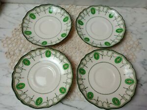【送料無料】キッチン用品・食器・調理器具・陶器　ロイヤル・ドルトン伯爵夫人グリーンソーサーROYAL DOULTON COUNTESS GREEN 15cm SAUCERS x 4 Rd No 523784 D2802
