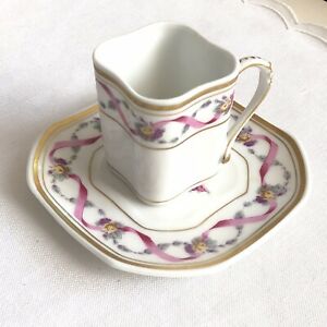 【送料無料】キッチン用品・食器・調理器具・陶器　リチャードジノリ中国ラッパロパターンデミタッセエスプレッソスクエアカップソーサーセットRICHARD GINORI China Rappalo Pattern Demitasse Espresso Square CUP SAUCER Set