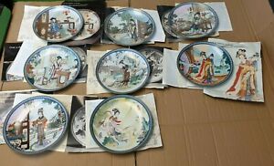 【貨物輸送無料】勝手もと装置・食器・膳立て物の具・瀬戸もの 寄せあわせ×赤屋プレートインペリアルジンデ鎮の美しさCollection 8 x Beauties of the Red Mansion Plates Imperial Jingdezhen