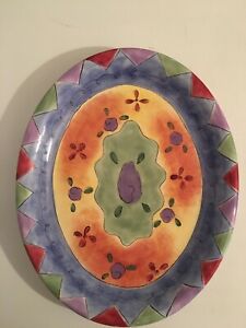 【送料無料】キッチン用品・食器・調理器具・陶器　三五スウィートショップラージタープラッター×スー・ジプキンSango: The Sweet Shop Large Turkey Platter 18 x 14 1/2~~ Sue Zipkin