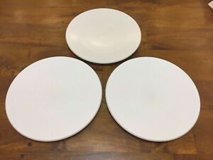 【貨物輸送無料】勝手もと装置・食器・膳立て物の具・瀬戸もの 佐々木カラーストーンマットホワイトディナープレートセット枚書き割りSasaki Colorstone Matte White 10-3/4 Dinner Plate SET OF 3 PLATES