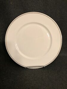 【送料無料】キッチン用品・食器・調理器具・陶器　レノックス連邦プラチナ中国ラウンドチョッププレートシルバートリムクラシックメイドLenox Federal Platinum China 12” Round Chop Plate Silver Trim Classics USA Made