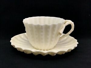 【送料無料】キッチン用品・食器・調理器具・陶器　ウィレッツ・ベレック・アメリカン・エッグシェル・シン・デミタッセ・ティーカップソーサー、ホワイト・ポーセランWillets Belleek American Eggshell Thin Demitasse Tea Cup Saucer, Whi