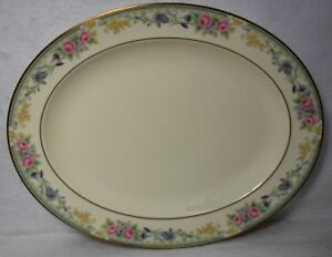 【送料無料】キッチン用品・食器・調理器具・陶器　ロイヤル・ドルトン・チャイナ・エレノアイングランド・オーバル・サービング・プラッターROYAL DOULTON china ELEANOR h5216 England Oval Serving Platter - 13-5/8