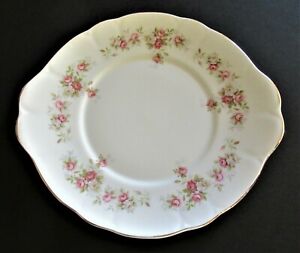 【送料無料】キッチン用品・食器・調理器具・陶器　公爵夫人ファインボーンチャイナケーキプラッタープレートジューンブーケDuchess Fine Bone China Cake Platter Plate June Bouquet 10