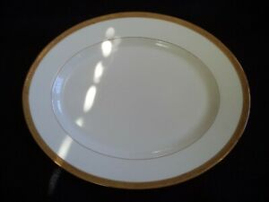 【送料無料】キッチン用品・食器・調理器具・陶器　リモージュ中国楕円形七面鳥の盛り合わせ白金チップLimoges china lg oval turkey platter 18in white w gold T&V ca 1900 - sm chip 17,235円