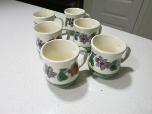 【送料無料】キッチン用品・食器・調理器具・陶器　ゲイルピットマンデイジーチェーンロットマグカップGAIL PITTMAN DAISY CHAIN LOT OF 6 MUGS