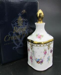 【送料無料】キッチン用品・食器・調理器具・陶器　ロイヤルアントワネットクラウンダービー香水ボトル、ストッパーボックス第品質ROYAL ANTOINETTE Crown Derby PERFUME BOTTLE with STOPPER & Box 1st Quality