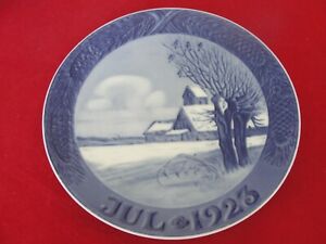 【送料無料】キッチン用品・食器・調理器具・陶器　ロイヤルコペンハーゲンクリスマス古いプレートの風景1923 ROYAL COPENHAGEN CHRISTMAS OLD PLATE LANDSCAPE