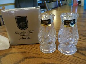 【送料無料】キッチン用品・食器・調理器具・陶器 ドイツクリスタルで作られたニューノリタクハンプトンホールフットソルトペッパーセットNEW NORITAKE HAMPTON HALL FOOTED SALT & PEPPER SET made in Germany Crystal