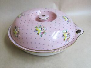 【送料無料】キッチン用品・食器・調理器具・陶器　コープランドオールドコンコードピンクマールボロラウンドウォーミングディッシュCOPELAND SPODE Y5371 OLD CONCORD PINK (MARLBOROUGH) ROUND WARMING DISH (Ref6114) 16,316円