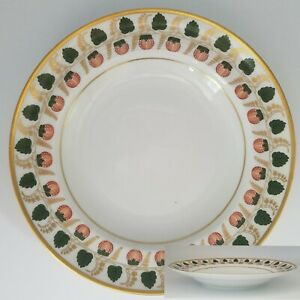 【送料無料】キッチン用品・食器・調理器具・陶器　モッタヘデストロベリーリムスープボウル、ポルトガル、利用可能な倍数Mottahedeh STRAWBERRY VINE 8 7/8 Rim Soup Bowl, Portugal, Multiples Available