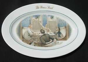 【送料無料】キッチン用品・食器・調理器具・陶器　ザブラスレールプラッターレストランスキャメルThe Brass Rail Platter NYC Restaurant Scammell