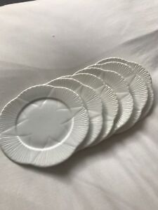 【送料無料】キッチン用品・食器・調理器具・陶器 シェリーチャイナイングランドホワイトサラダプレートセットShelley China England White Salad Plates - Set Of 6|hokushin