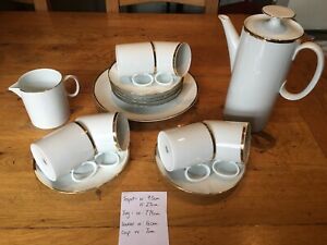 【送料無料】キッチン用品・食器・調理器具・陶器 トーマスドイツコーヒーセットコーヒーカップソーサーポットミルクジャグビスケットプレートThomas German Coffee Set For 6 Coffee Cups Saucers Pot Milk Jug Biscuit Plate|hokushin