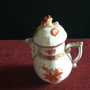 【送料無料】キッチン用品・食器・調理器具・陶器 ヘレンド中国のブーケコーヒーポットHerend Chinese Bouquet Coffee Pot for one|hokushin