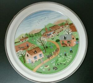 【送料無料】キッチン用品・食器・調理器具・陶器　ヴィルロイボッホプレート四季春Villeroy &amp; Boch plate 23.5cm (9.25) The Four Seasons No.1 Spring｜hokushin 17,985円