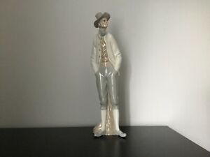 【送料無料】キッチン用品・食器・調理器具・陶器　ラッドロポストに座っている男Lladro - man sitting on a post｜hokushin
