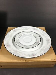 【送料無料】キッチン用品・食器・調理器具・陶器 レノックス磁器のブーケコレクションロザモンドパターンディナープレートソーサーLenox Porcelain Bouquet Collection Rosamond Pattern Dinner Plates & Saucers #305|hokushin