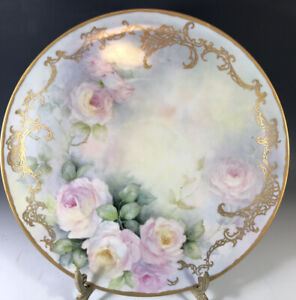 【送料無料】キッチン用品・食器・調理器具・陶器 バラの充電器のプラークの版12.5” Roses Charger Plaque Plate|hokushin