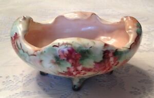 【送料無料】キッチン用品・食器・調理器具・陶器　アンティークローゼンタールボウル手描きAntique Rosenthal Bowl Handpainted｜hokushin