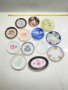 【送料無料】キッチン用品・食器・調理器具・陶器　ヴィンテージアメージングコレクション磁器ミニチュアプレート花と愛13 Vintage Amazing Collection Porcelain Miniature Plate Flowers and Love