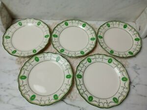 【貨物輸送無料】勝手もと装置・食器・膳立て物の具・瀬戸もの ロイヤル・ドルトン伯亭主もちグリーントリオベースプレートROYAL DOULTON COUNTESS GREEN TRIO BASE  PLATE 16.5珊 x 5 Rd No 523784 D2802