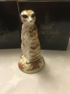 【送料無料】キッチン用品・食器・調理器具・陶器　ロイヤルクラウンダービーミーアキャットRoyal Crown Derby Meerkat｜hokushin