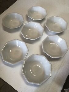 【貨物輸送無料】勝手もと装置・食器・膳立て手道具・瀬戸もの ジョンソンブラザーズヘリテージホワイトイングランドスープシリアルボウルセットJOHNSON BROTHERS HERITAGE WHITE ENGLAND SOUP / CEREAL BOWLS SET OF 7