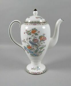 【送料無料】キッチン用品・食器・調理器具・陶器 ウェジウッド中国クレーンコーヒーポットふた付き複数利用可能Wedgwood China KUTANI CRANE Coffee Pot with Lid(s)Multiple Available