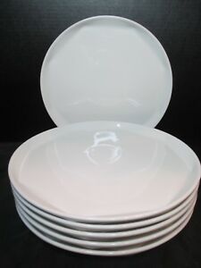 【貨物輸送無料】勝手もと装置・食器・膳立て物の具・瀬戸もの ブライアン・グラックスタインレノックスメトロディナープレートウィズリップホワイトBrian Gluckstein By Lenox Metro 6 Dinner Plates With Lip White 10 1/2