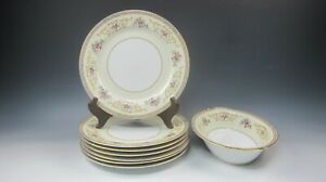 【貨物輸送無料】御厨子所備品・食器・膳立て物の具・瀬戸もの ノリテイク中国コルビーディナープレートオーバルベジタブルボウル素晴らしいのロットLot of 8 Noritake China COLBY Dinner Plates + Oval Vegetable Bowl EXCELLENT