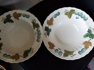 【送料無料】キッチン用品・食器・調理器具・陶器　ヴィンテージメトロックスバーノンウェアヴィンヤードラージボウル2 VINTAGE METLOX VERNON WARE VINEYARD Large BOWLS 575 9