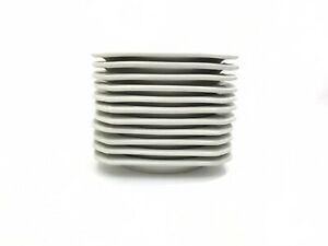 【送料無料】キッチン用品・食器・調理器具・陶器ヨークタウンスクエアは、の料理のパン前菜スナックプレートセットを上げましたPFALTZGRAFFYorktowneSquareRaisedBreadAppetizerSnackPlateSetof11Dishes