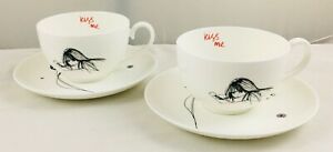 【貨物輸送無料】御厨子所備品・食器・膳立て物の具・瀬戸もの ヴィルロイボッホティータイムロヴィサバーフィット付き添い人朝ごはん優勝杯と平円盤Villeroy \u0026amp; Boch Teatime with LOVISA BURFITT -  2x breakfast cups and saucers NEW
