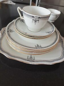 【貨物輸送無料】勝手もと装置・食器・膳立て物の具・瀬戸もの 年の晴れ晴れしいなスターパラゴンティーセットアールヌーボーStunning Star Paragon Tea Set from 1913(Art Nouveau)