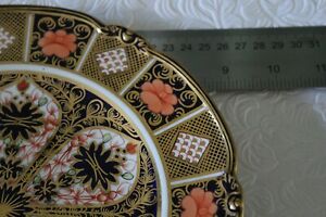 【貨物輸送無料】勝手もと装置・食器・膳立て手道具・瀬戸もの ロイヤルクラウンダービー年の波状境界線お皿Royal Crown Derby 1128 Wavy Edge Plate Dated 1920