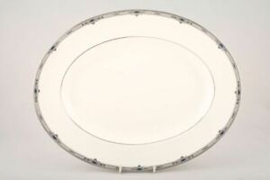 【送料無料】キッチン用品・食器・調理器具・陶器　ウェジウッドアマーストオーバルプレートプラッターWedgwood - Amherst - Oval Plate / Platter - 64396G｜hokushin 20,986円