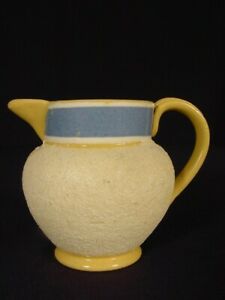 【送料無料】キッチン用品・食器・調理器具・陶器　レアアンティーク年代スモールピッチャーイエローウェアミントRARE ANTIQUE 1800s SMALL 3 ?” PITCHER YELLOW WARE MINT