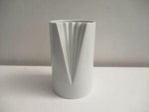 人気ブランド 楽天市場 送料無料 キッチン用品 食器 調理器具 陶器 ローゼンタールスタジオラインモダニストホワイトドイツ磁器花瓶アンブロージョポッツィ Rosenthal Studio Line Modernist White German Porcelain Vase Ambrogio Pozzi 1931 Hokushin 注目の